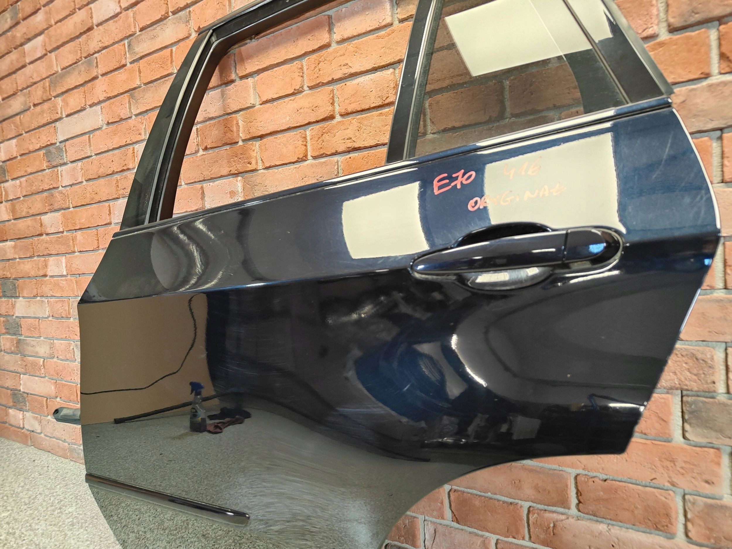 DRZWI LEWY TYŁ LEWE TYLNE BMW X5 E70 416 CARBONSCHWARZ Producent części BMW OE