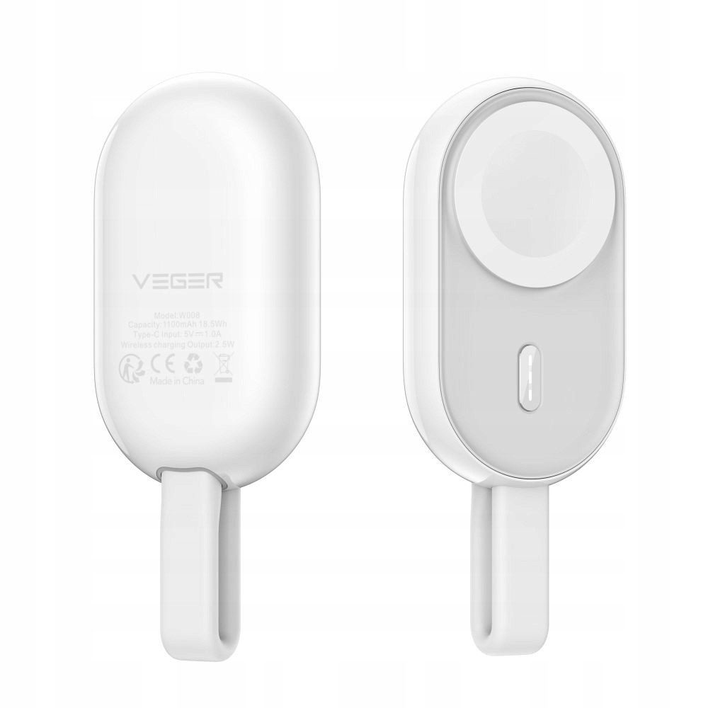 Veger powerbank 1200 mAh do zegarka kompatybilny z Apple Watch Pomme