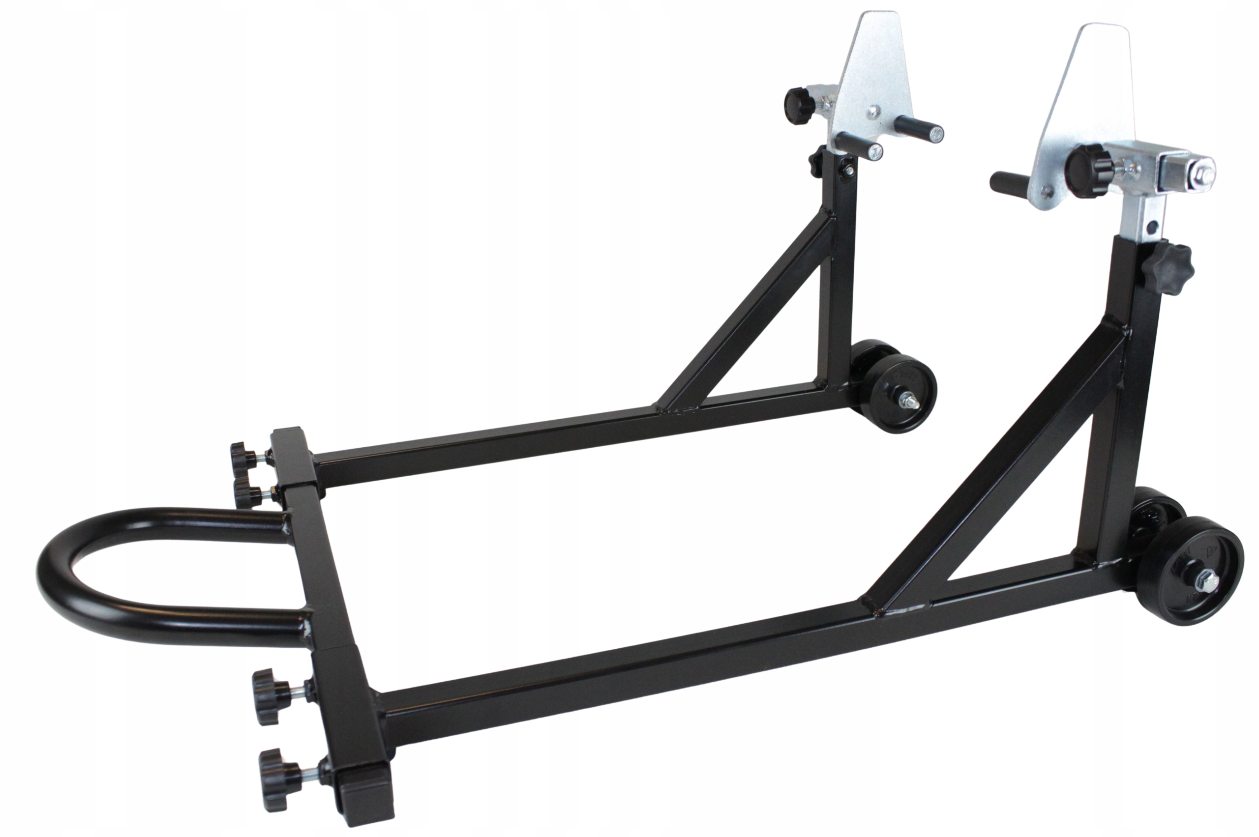 Hever Stojan Na Motocykl Přední Motocykl Pojízdný Motor Přední Černý