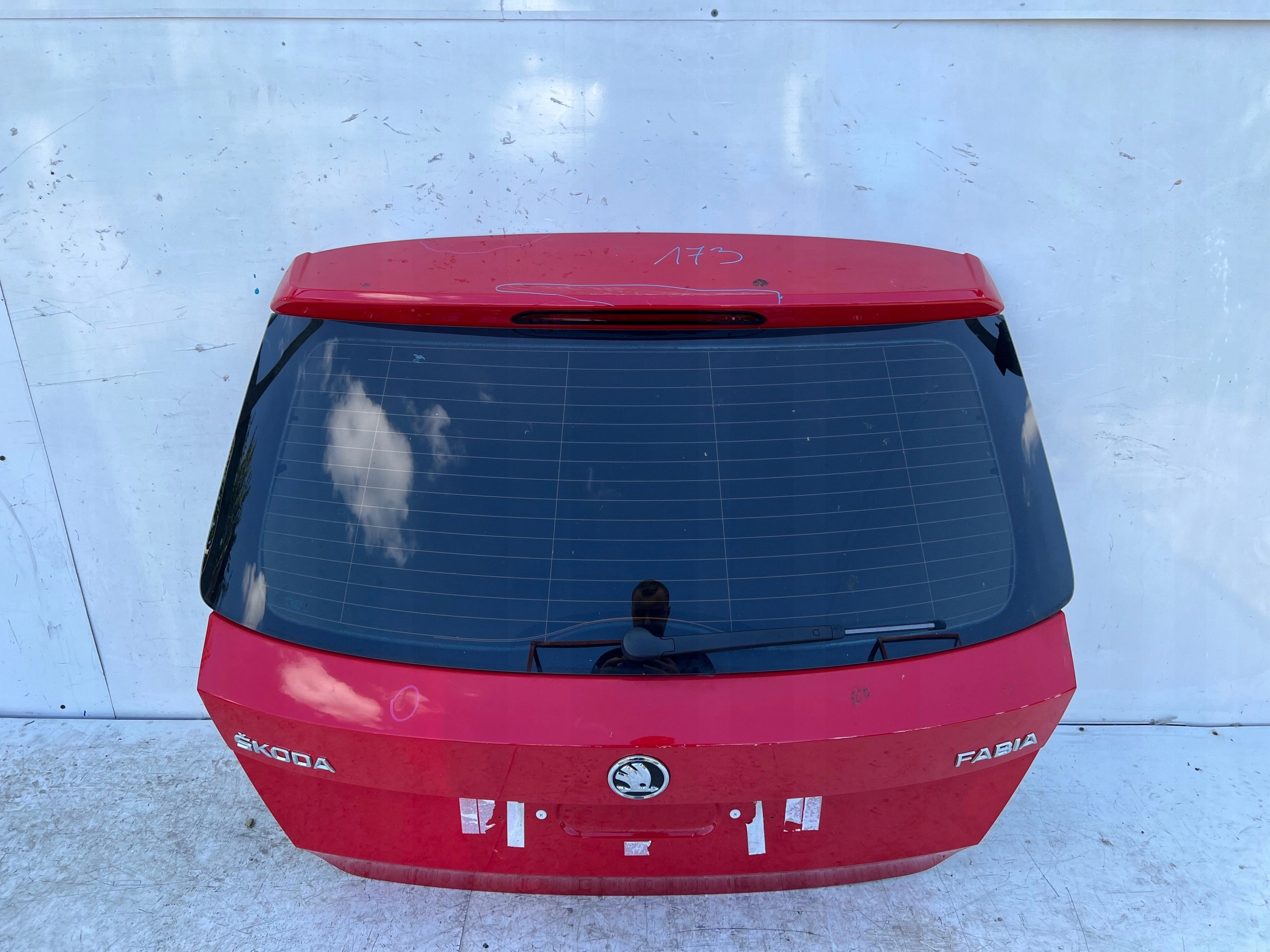 SKODA FABIA 3 III HB KLAPA TYŁ TYLNA