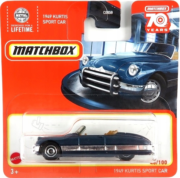 

1949 Kurtis Sport Car autko Matchbox seria 2023