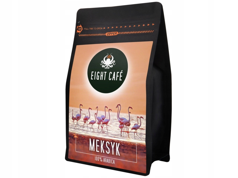 Kawa ziarnista Eight Cafe Arabica Meksyk 1 kg (Rzemieślnicza)