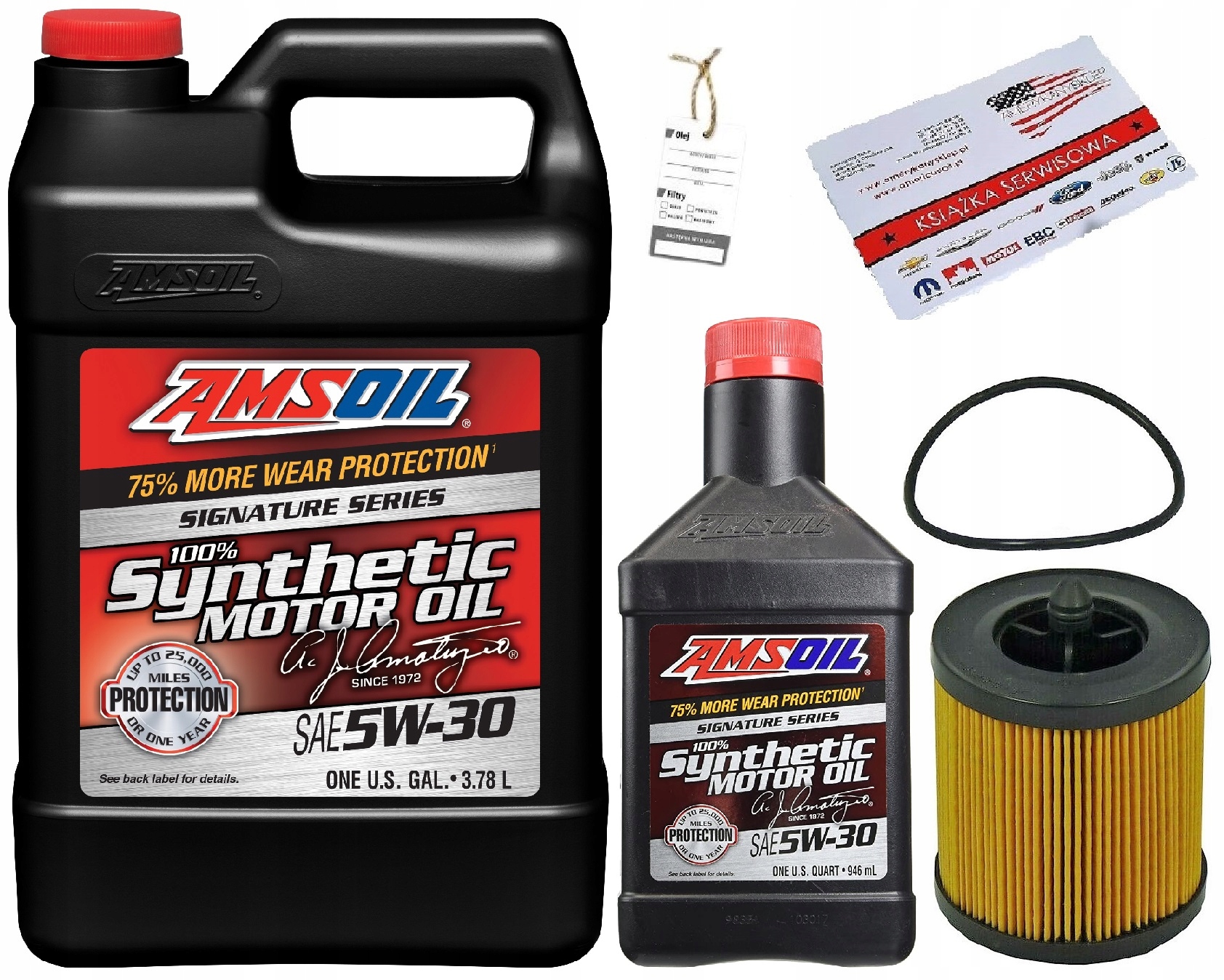 AMSOIL 5W30 4,7L + FILTR CHEVY MALIBU 2,4 08-12