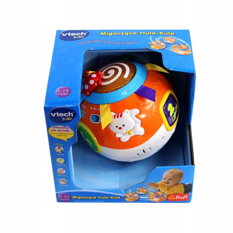 060103 VTECH BABY INTERAKTYWNA MIGOCZĄCA HULA KULA Marka VTech