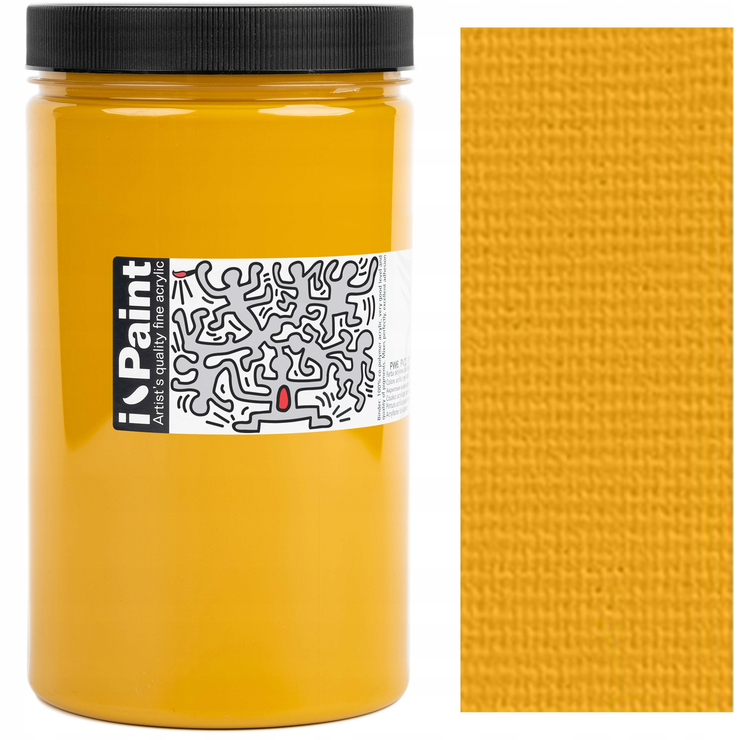 Barva Akrylová Renesans žlutá Ipaint 1200 Ml 12 Semenná Země Přírodní
