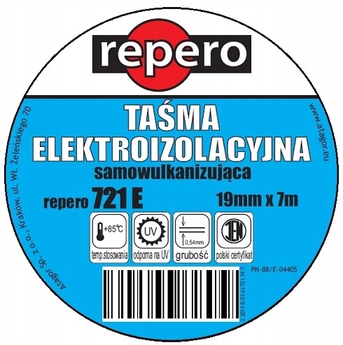 Taśma samowulkanizująca Radpol 700 cm Długość (mb) 7