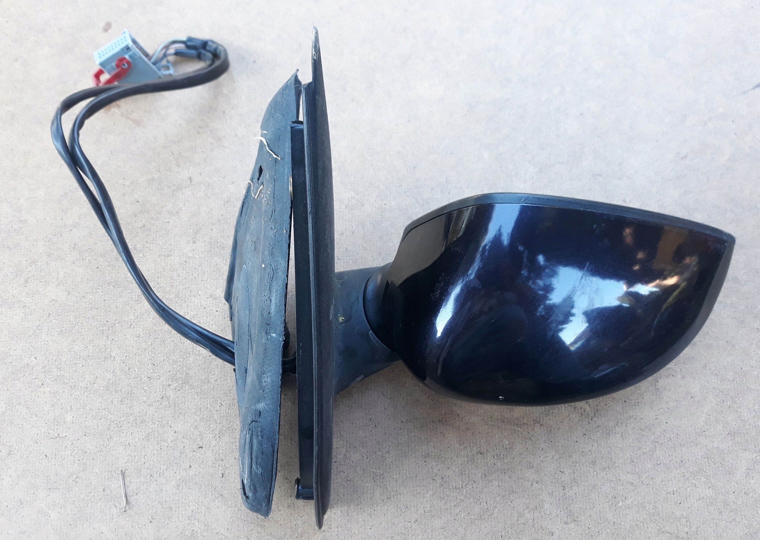 FIAT STILO mirror left 7-PIN GRANATOWE 841/A