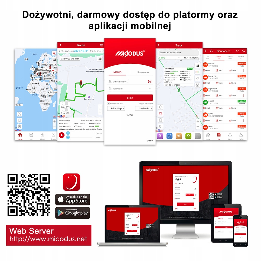 PROFESJONALNY LOKALIZATOR NADAJNIK GPS Micodus ML300G 4G SIM BEZ ABONAMENTU Model ML300G