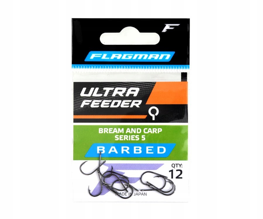 Haczyki Flagman Ultra Feeder Bream and Carp 5 nr12 305BN-12