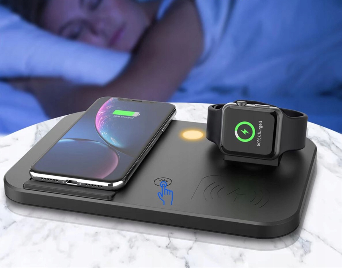 Stacja dokująca Qi do Apple Watch AirPods iPhone Marka Interlook