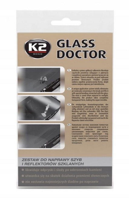 

K2 Glass Doctor Zestaw do naprawy szyb