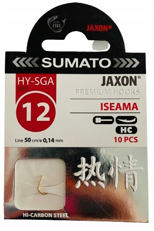 

Haczyki Z Przyponami Sumato jaxon Iseama 12 płoć