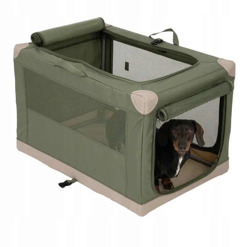 Zooplus Basics Składany Transporter dla Psa Basic M 76x50,5x48cm