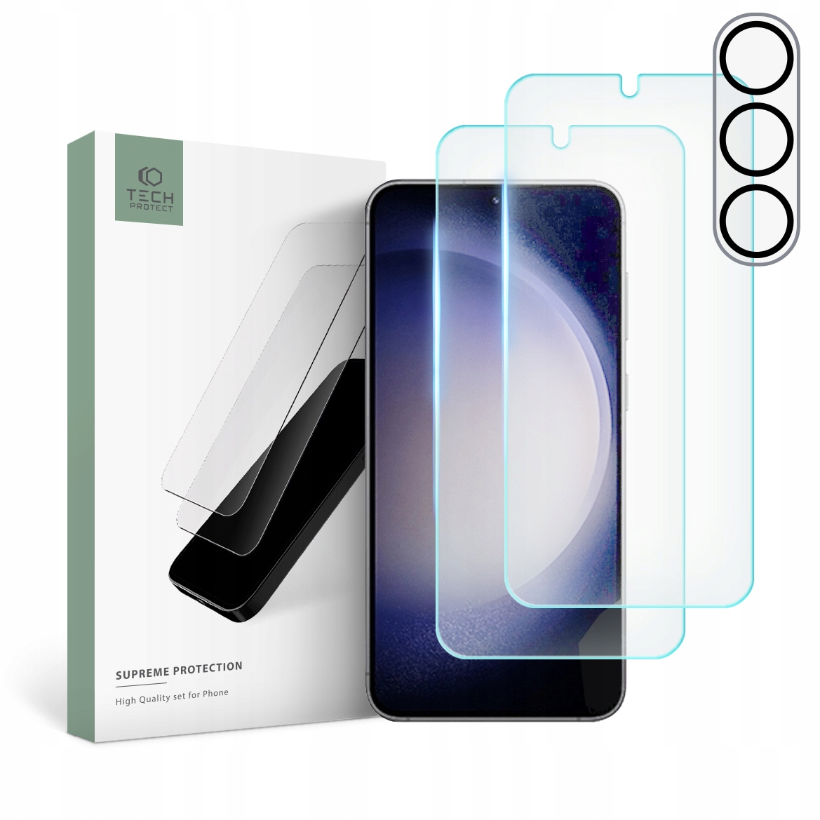 

Zestaw Szkło Hartowane Aparat Na Galaxy S23 Plus