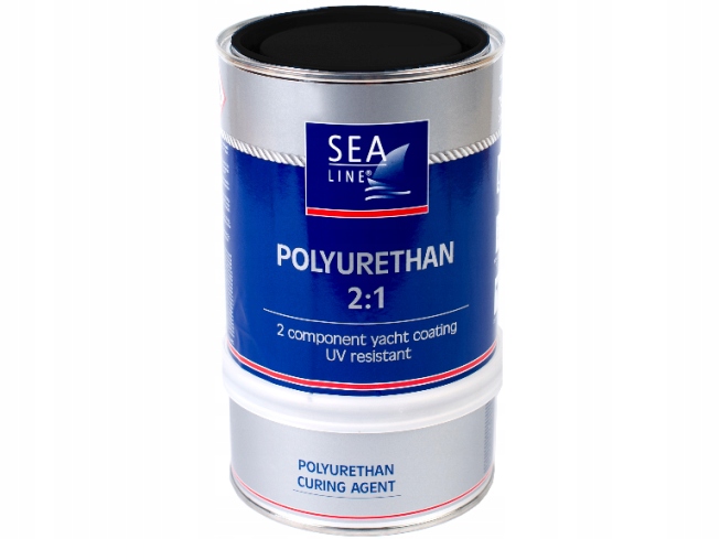 Farba Sea-Line Polyurethane 0,75L czarna