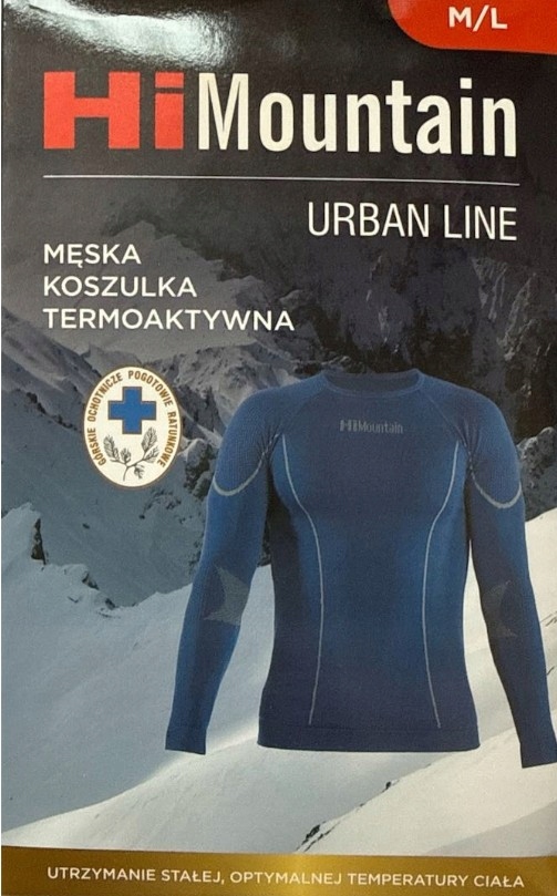 Męska koszulka termoaktywna z długim rękawem HiMountain M/L
