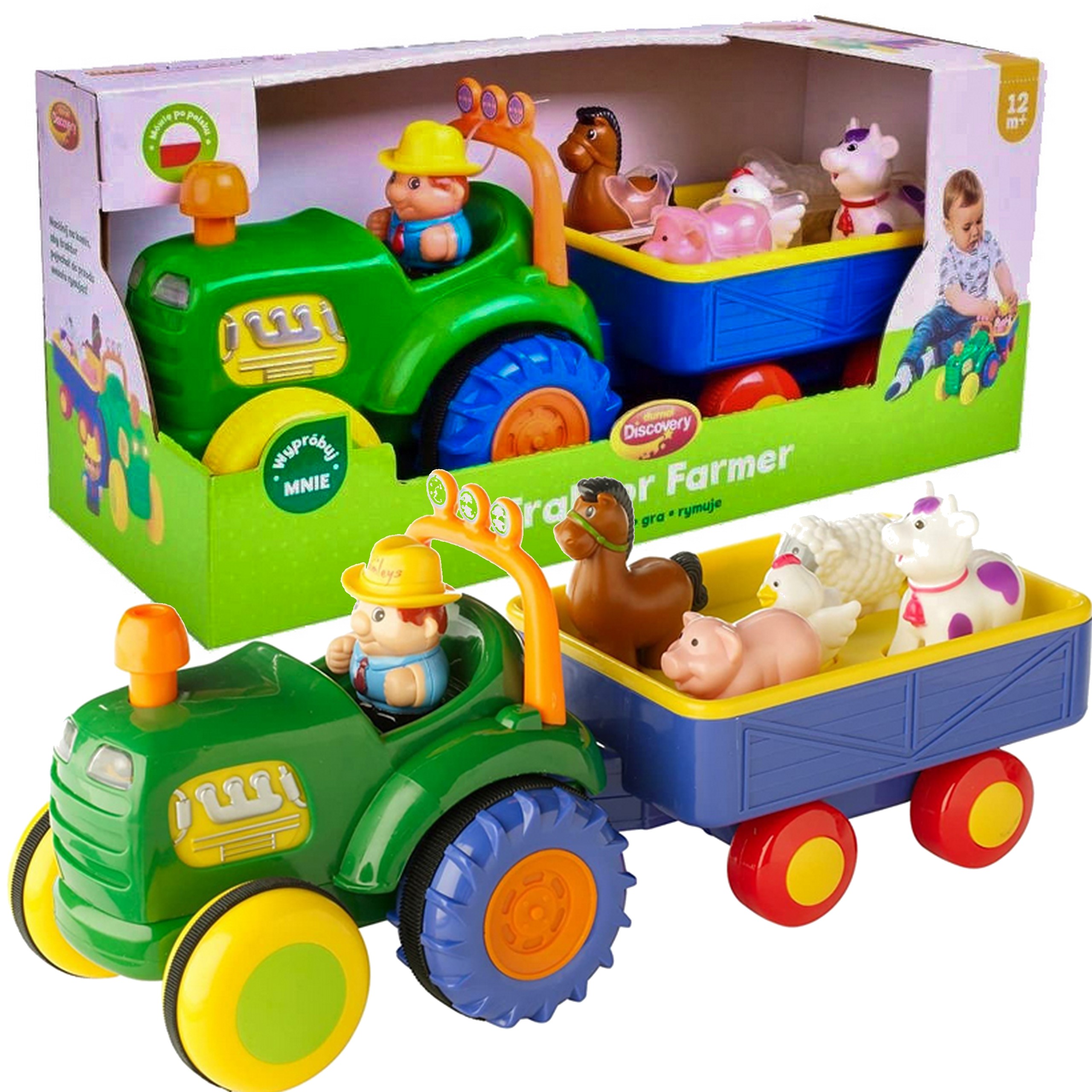

Interaktywny traktor farmer Dumel mówi po polsku