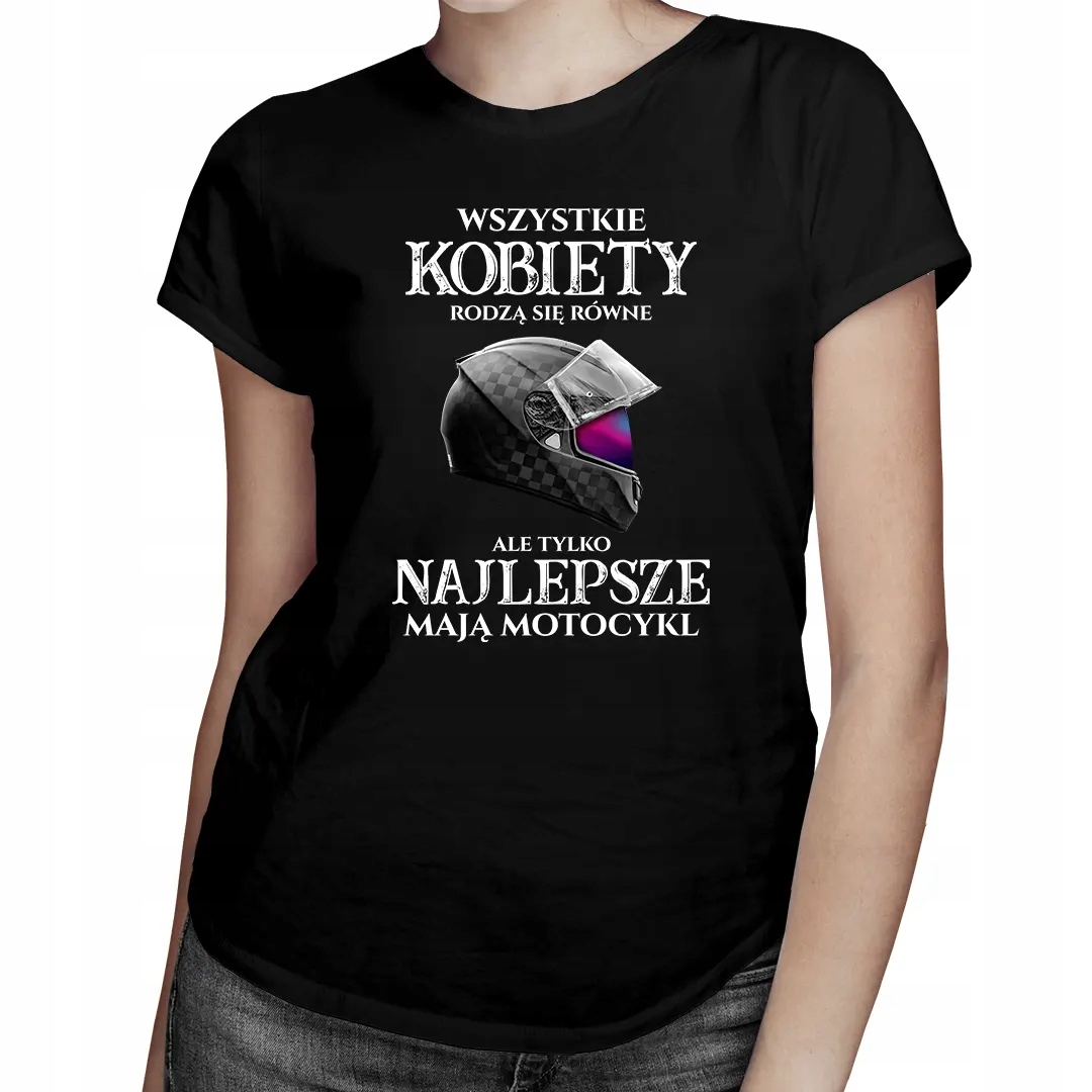 

Koszulka dla motocyklistki motocykl
