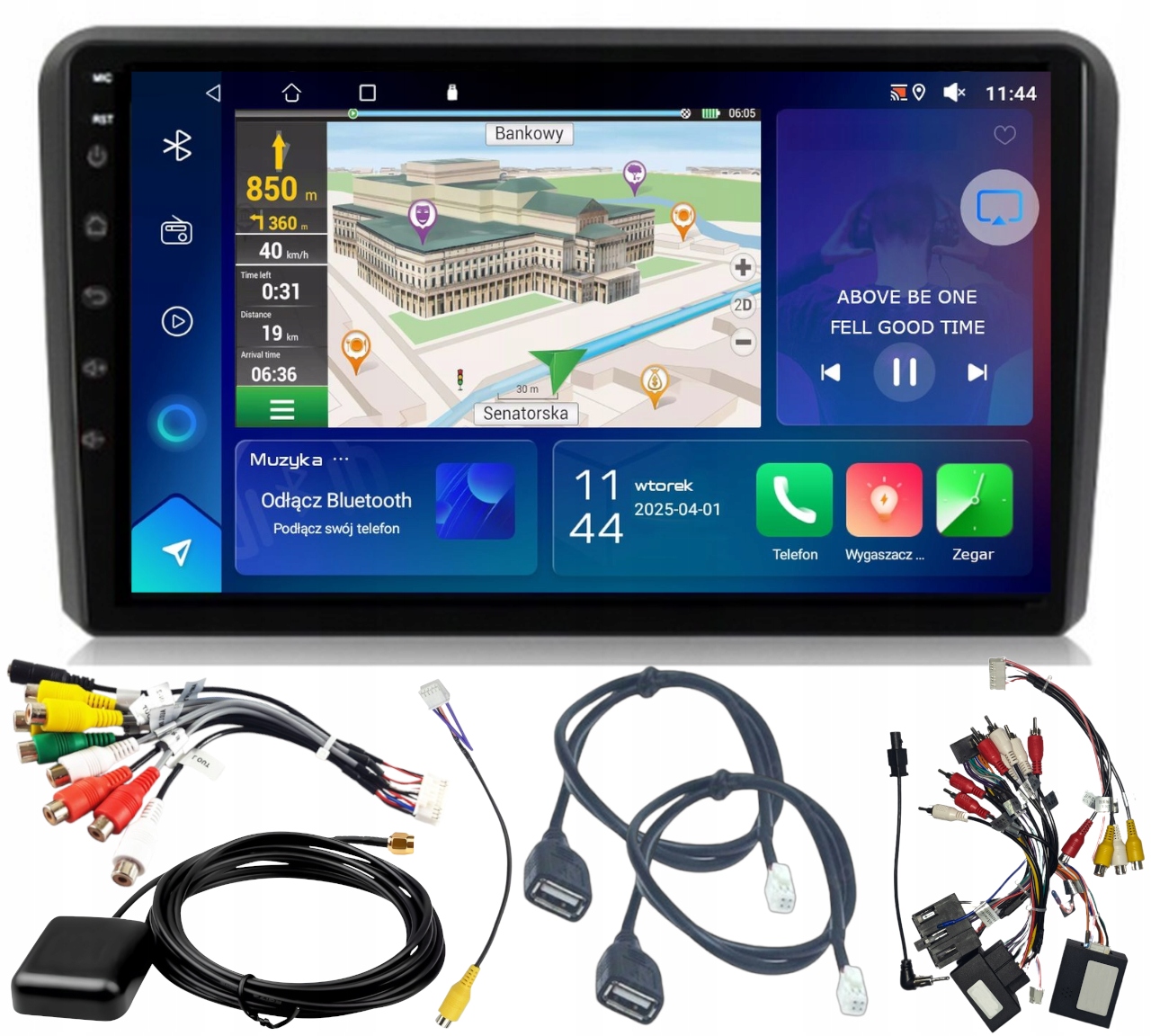 Autorádio Gps Audi A3 8P 2003-2012 Carplay Android Auto 2/64GB