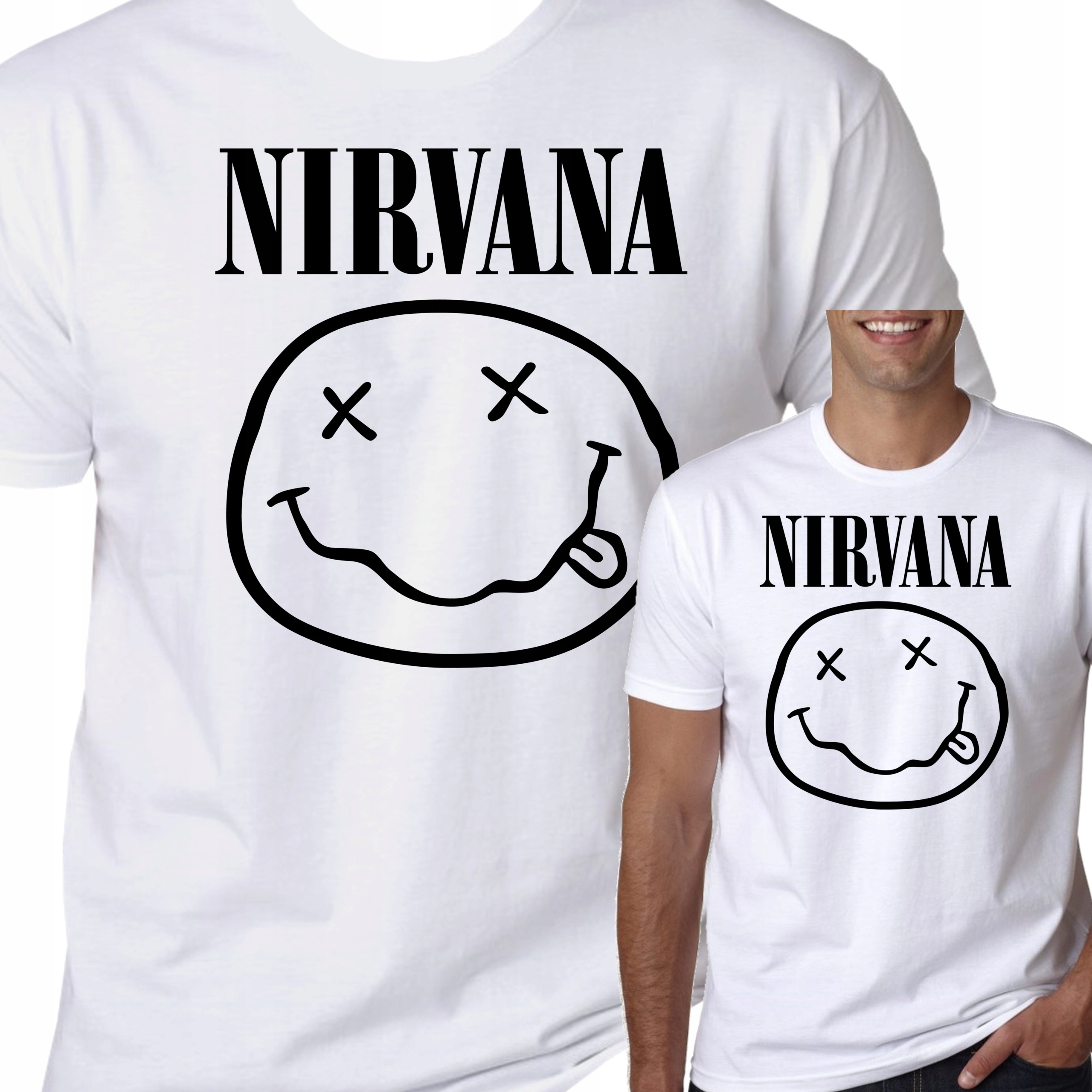 

T-Shirt Koszulka Nirvana Kurt Cobain L 0849