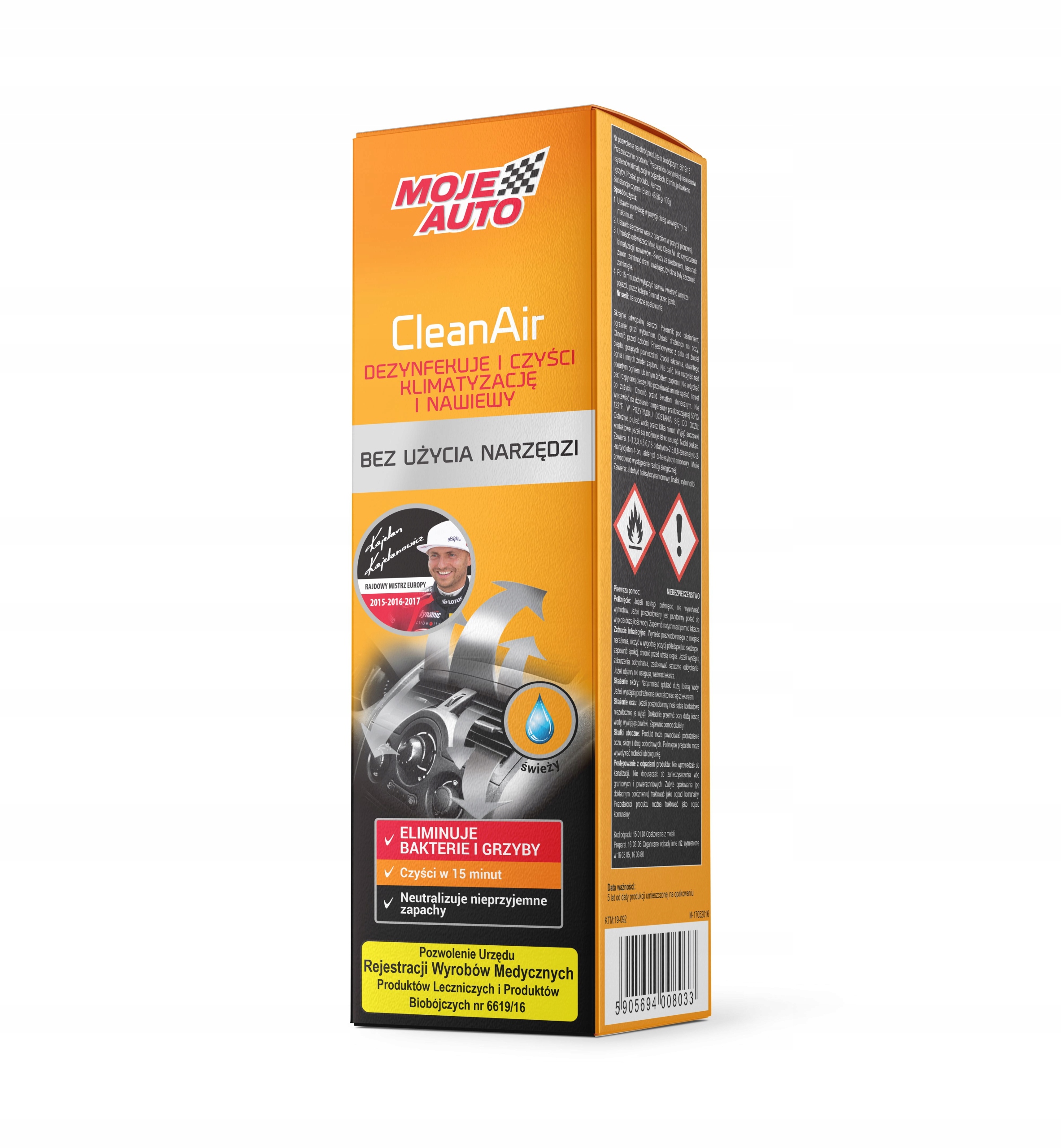 

Moje Auto Odświeżacz Klimatyzacji Świeży 150ml