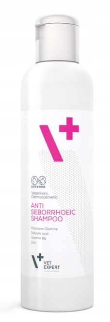 VetExpert Antiseborrhoeic Shampoo 250ml