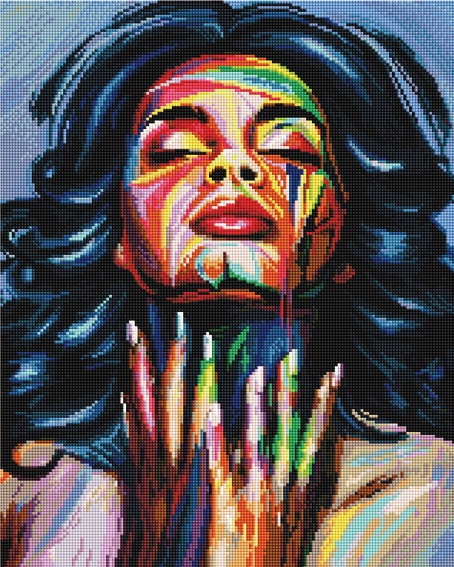 Diamantová mozaika na kroně 40x50 Ipicasso-pl