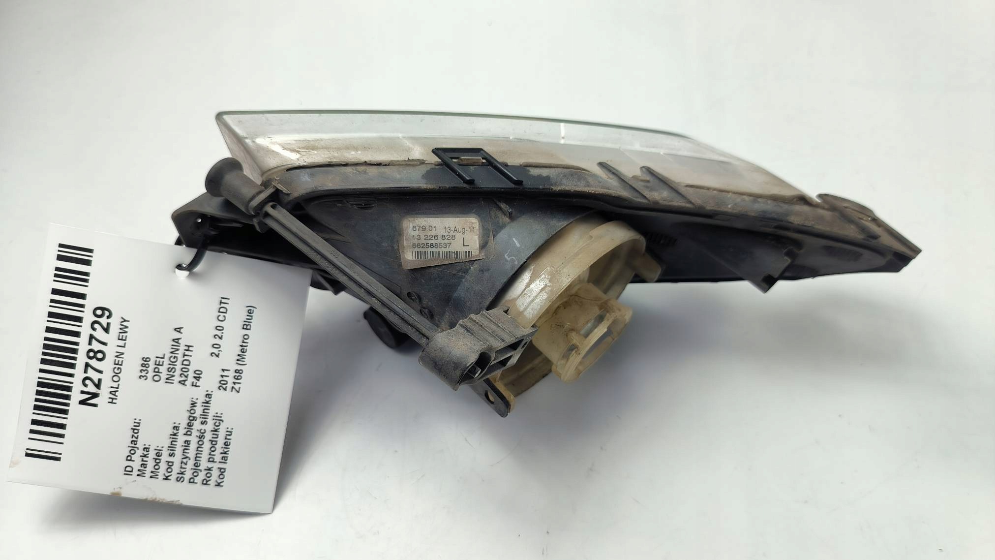 Nebelscheinwerfer links 13226828 OPEL INSIGNIA A