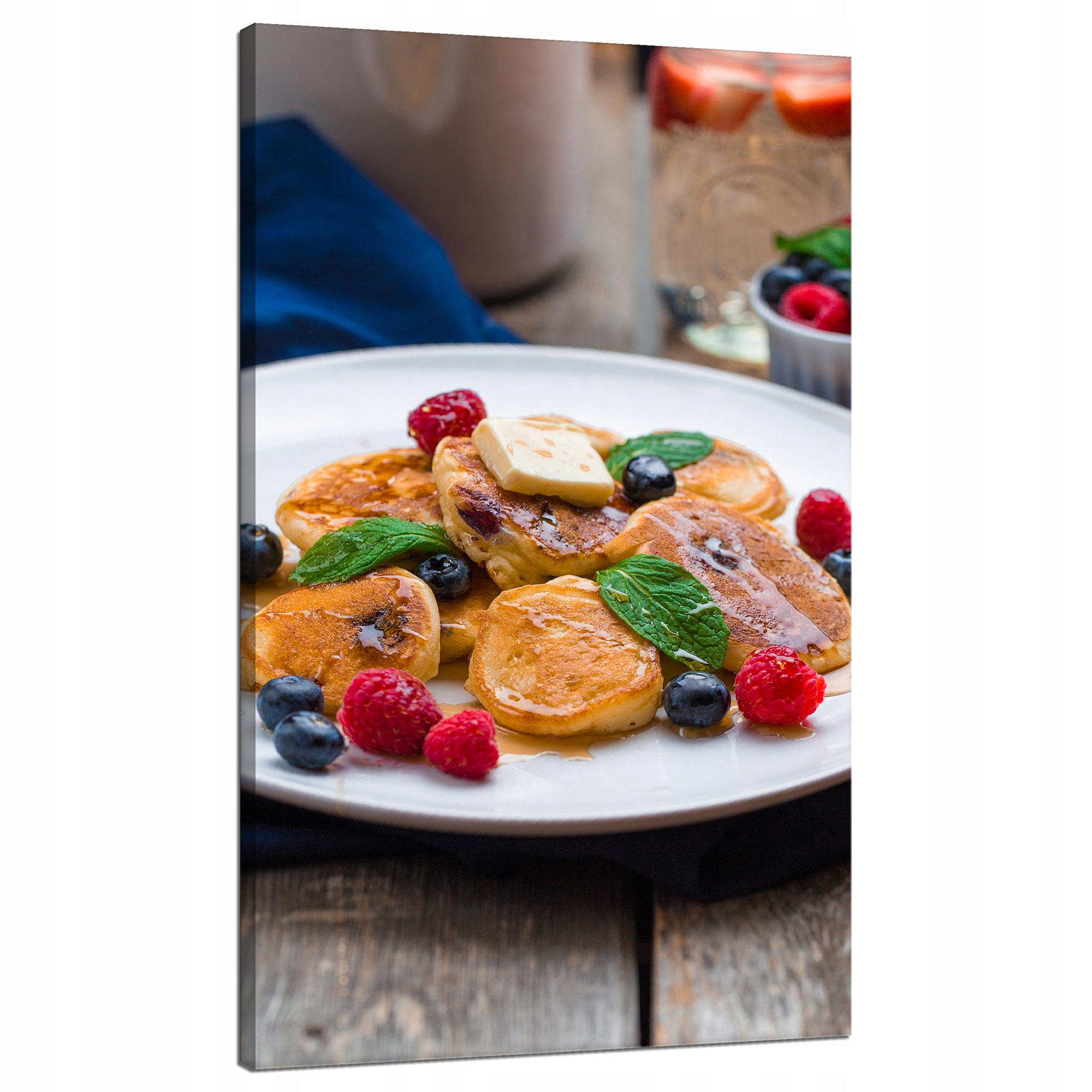 Obraz na plátně Kuchyně Pancakes Palačinky Snídaně 70x120 cm