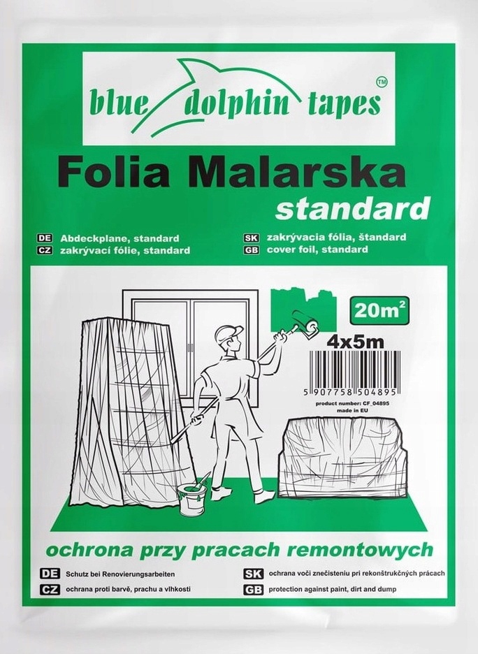 

Folia Malarska Blue Dolphin Standard Ochronna 4x5