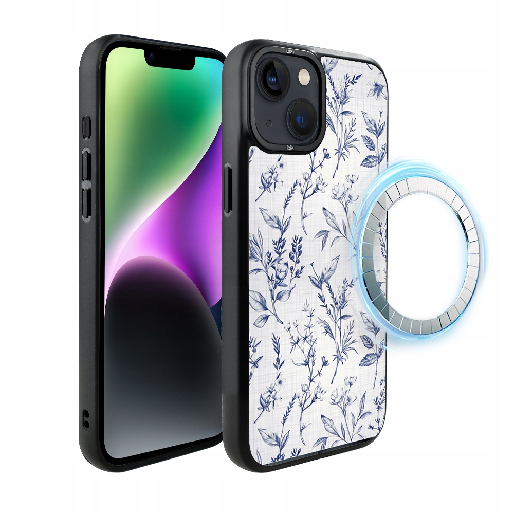 Pouzdro pro iPhone 14 Ibizu DropGuard Matt s MagSafe, Azurové šeptání