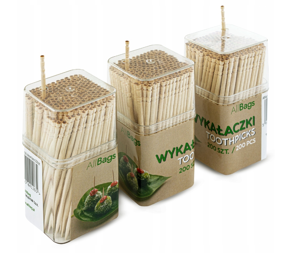 ZESTAW WYKAŁACZKI DREWNIANE 6 OPAKOWAŃ 1200szt. EAN (GTIN) 5903760448776