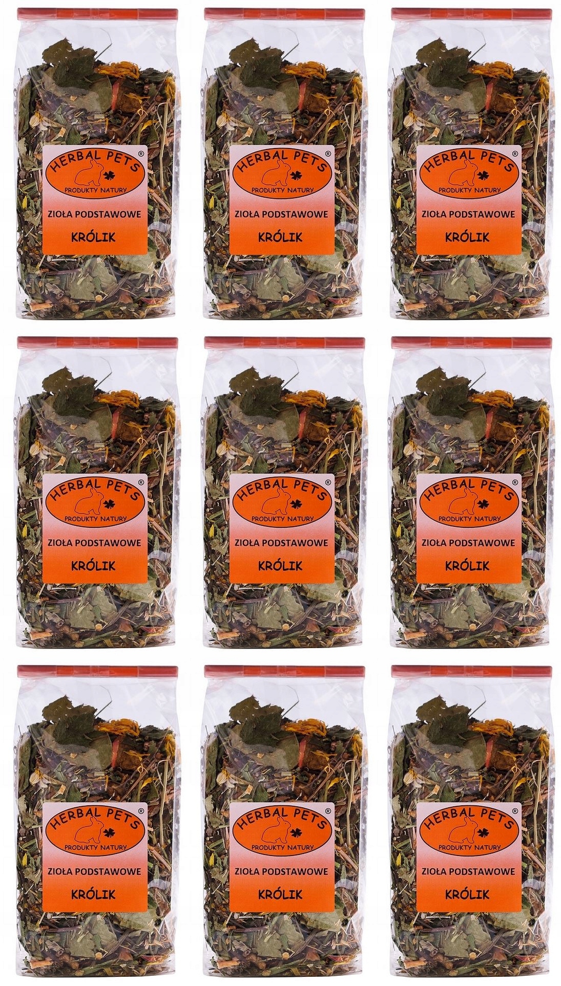 Levně Bylinky pro králíky Herbal Pets základní 9 x 125 g