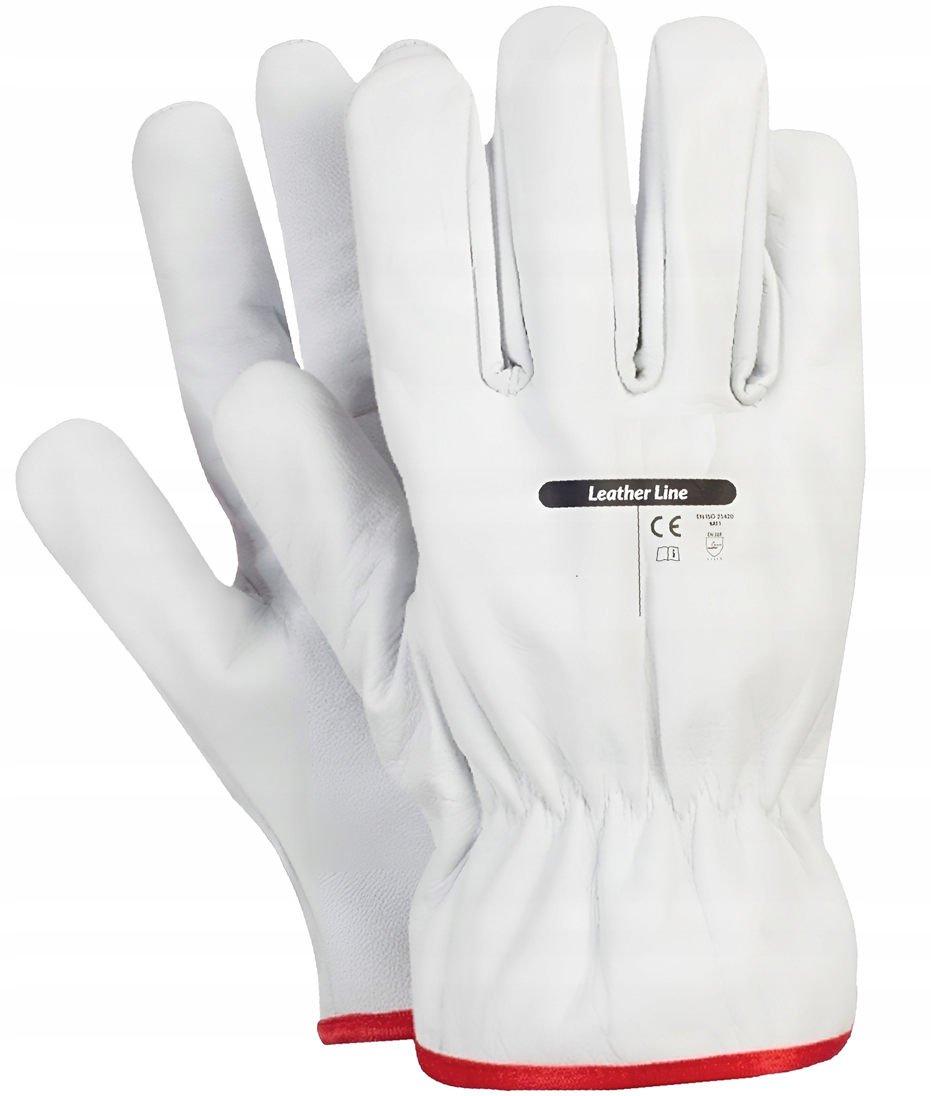 Rękawice robocze INDEX BHP skórzane krótkie