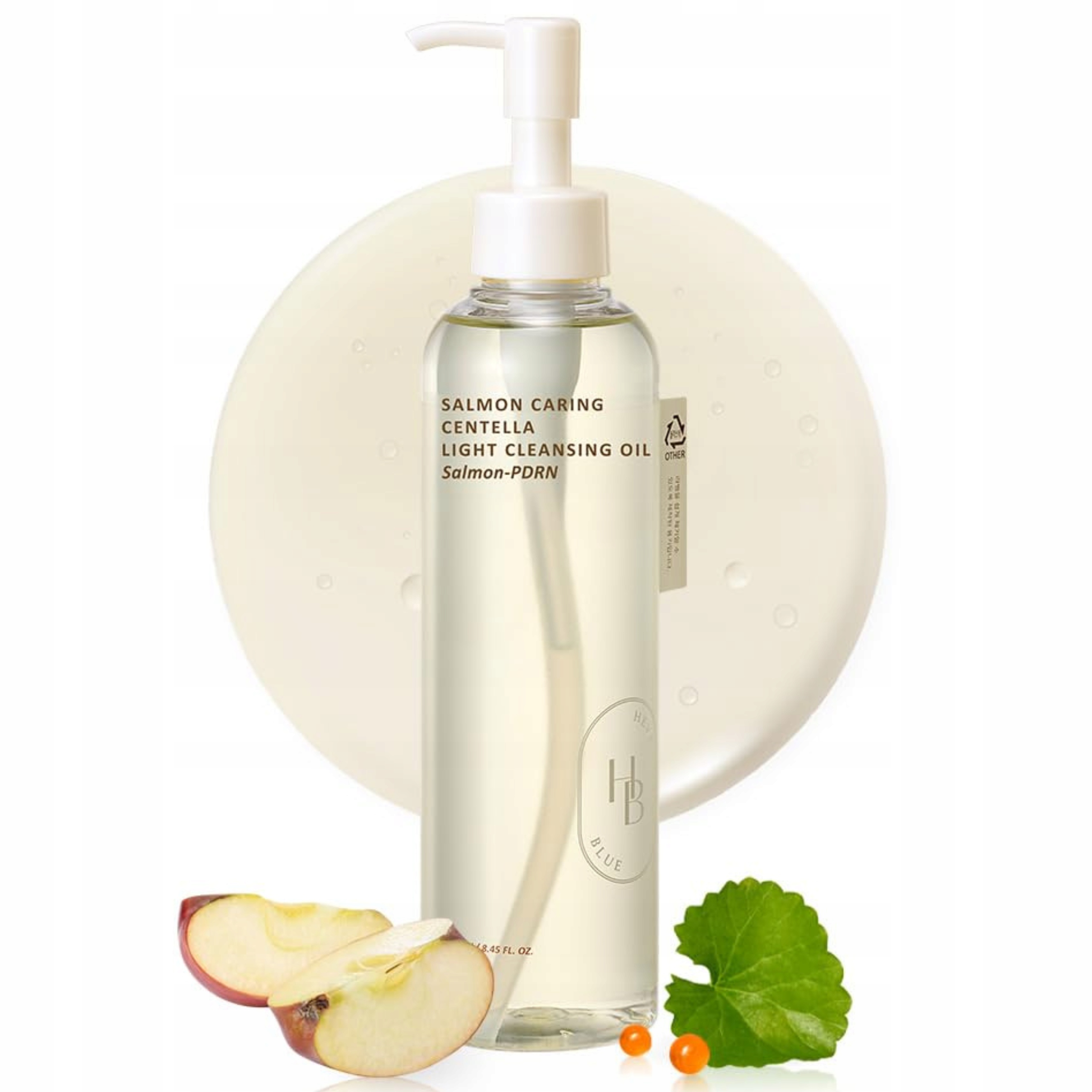 Odličovací olej Heveblue Salmon Caring Centella Light Cleansing 240 ml