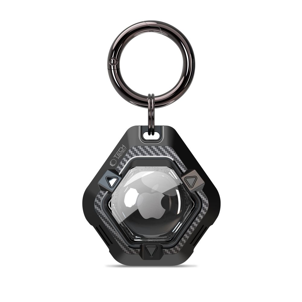 Tech-protect Case Do Airtag 1 2 Apple Ochronne Defense Black Wysoka