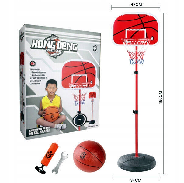 ZESTAW DO Kosza KOSZYKÓWKI DLA DZIECI KOSZYKÓWKA Tablica STOJAK z Piłka Kod producenta 5902444024350