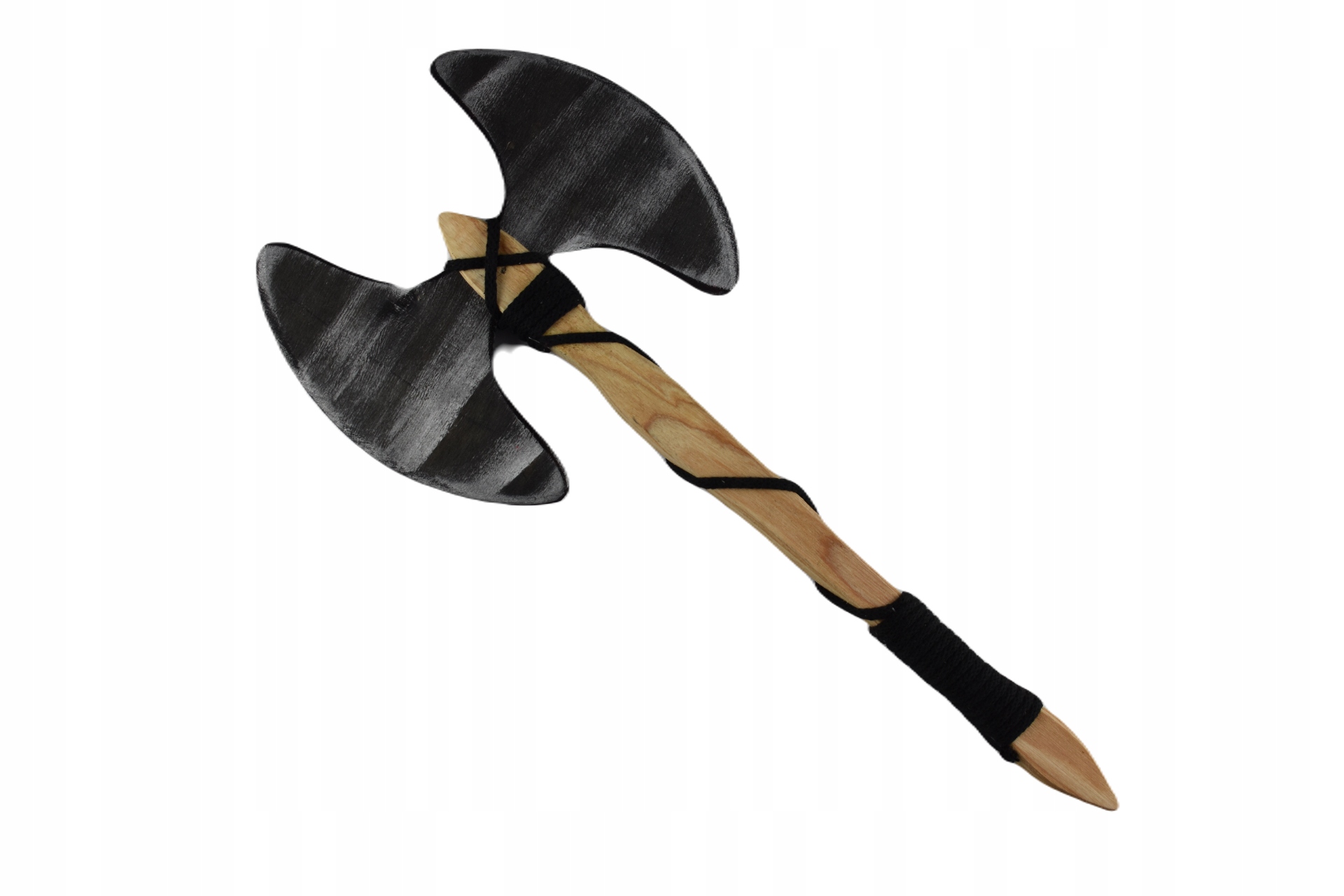 TOPÓR DREWNIANY TOPOREK Z DREWNA PODWÓJNY 45cm WIKING STRÓJ RYCERZ