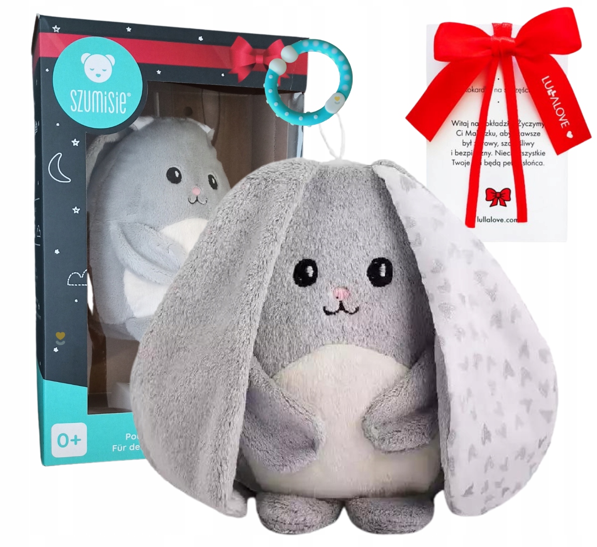 SZUMISIE Szumiący Królik Miluś szary 5 szumów