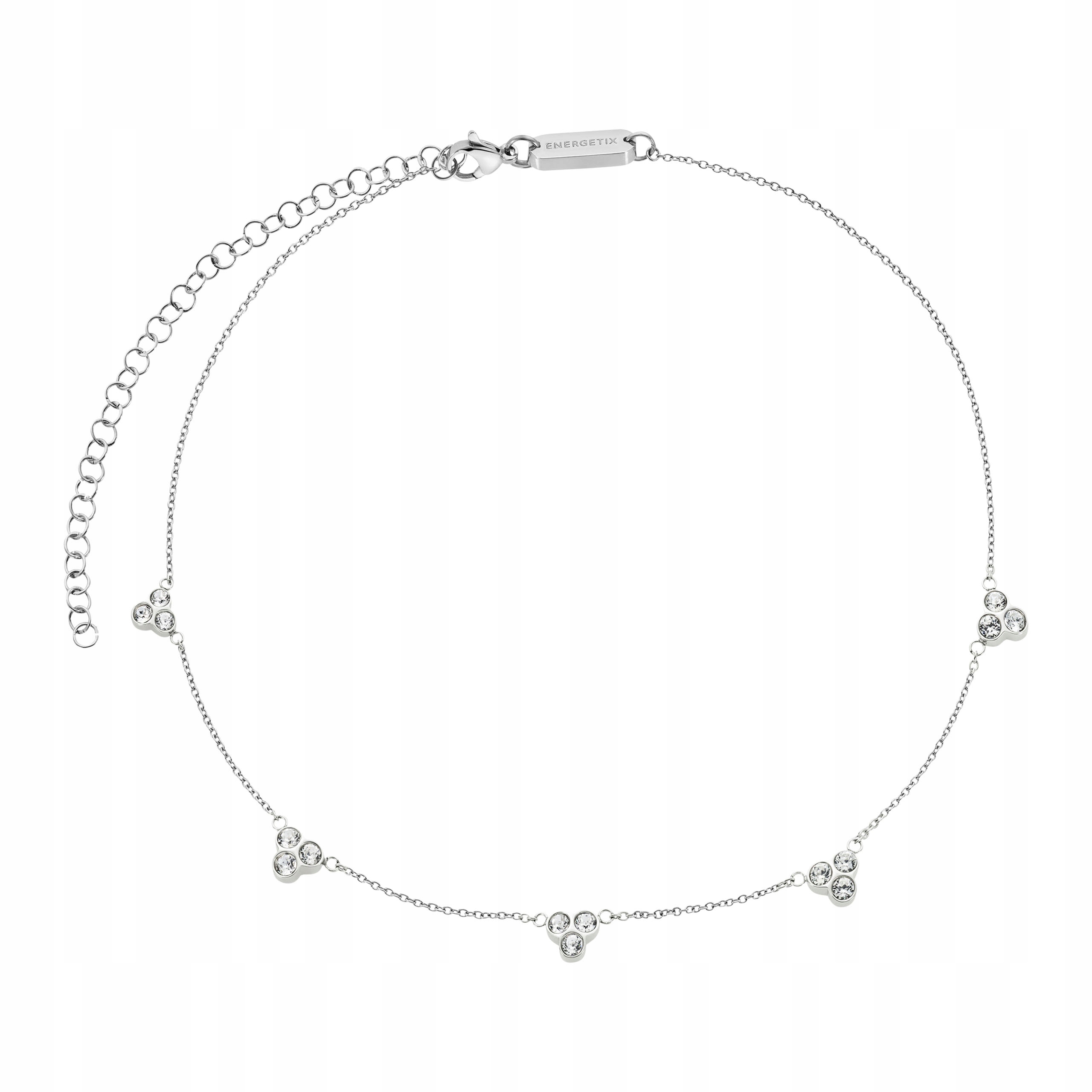 Magnetický náhrdelník s krystaly Elegantní bižuterie Ocel