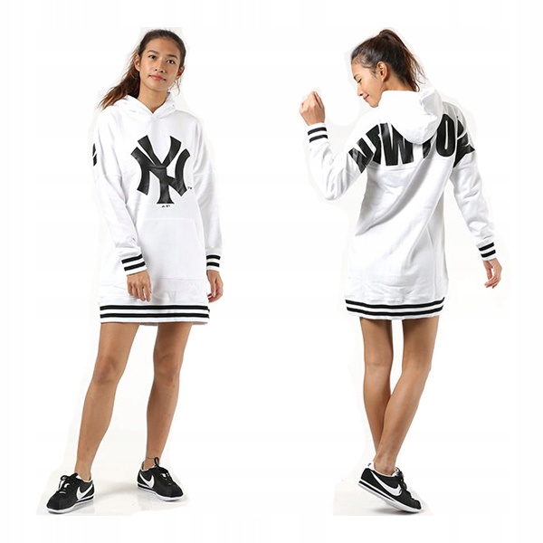 

Bluza z kapturem długa New York Yankees Majestic M