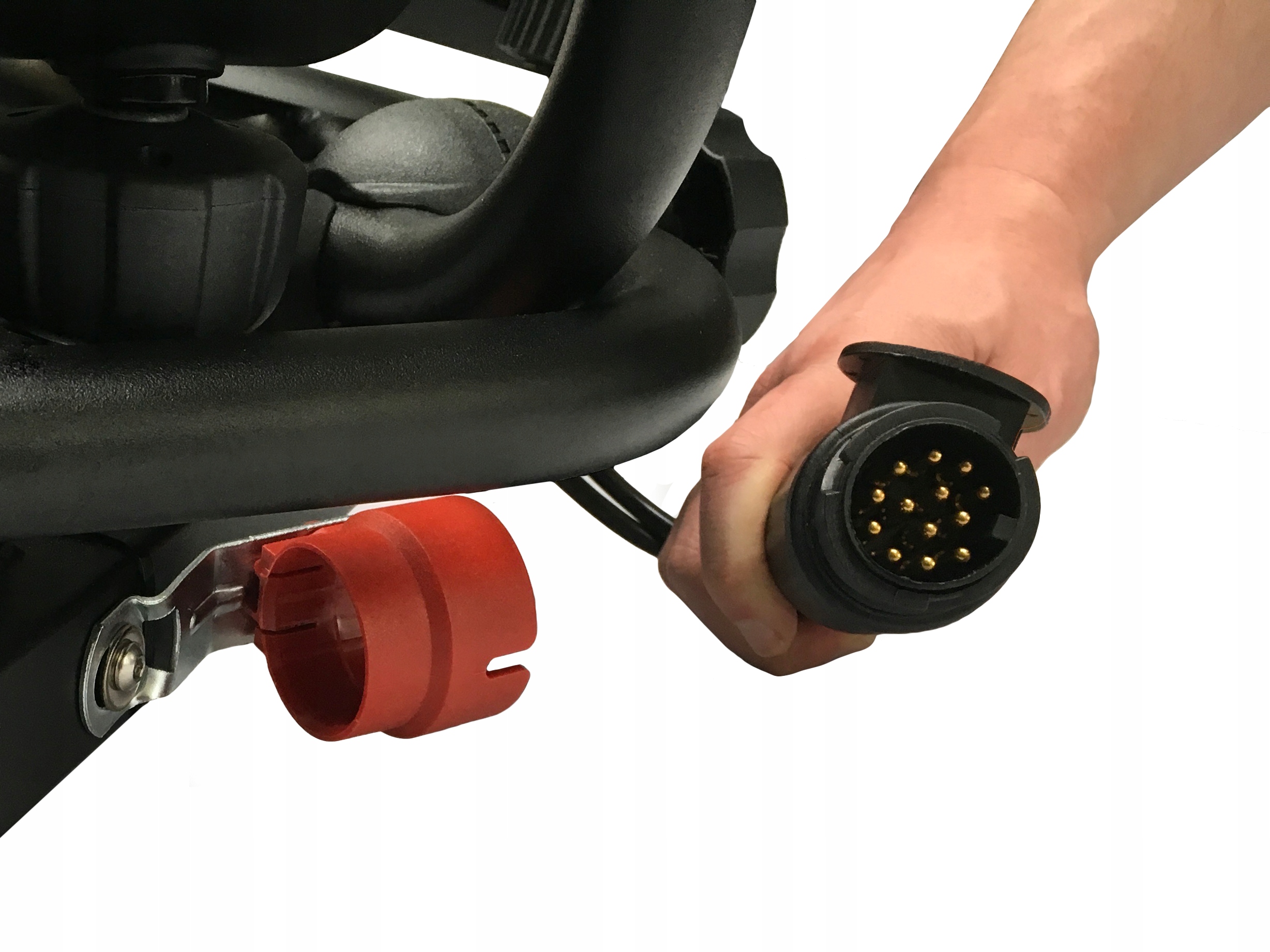 Bagaznik uchwyt rowerowy na hak 3 ROWERY UCHYLANY Bicycle mounting point frame circle