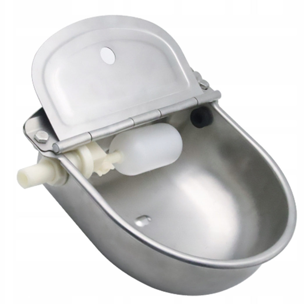 3L miskové krmítko s plovákovým ventilem Pro Koně Skotu A Koz nerezová ocel