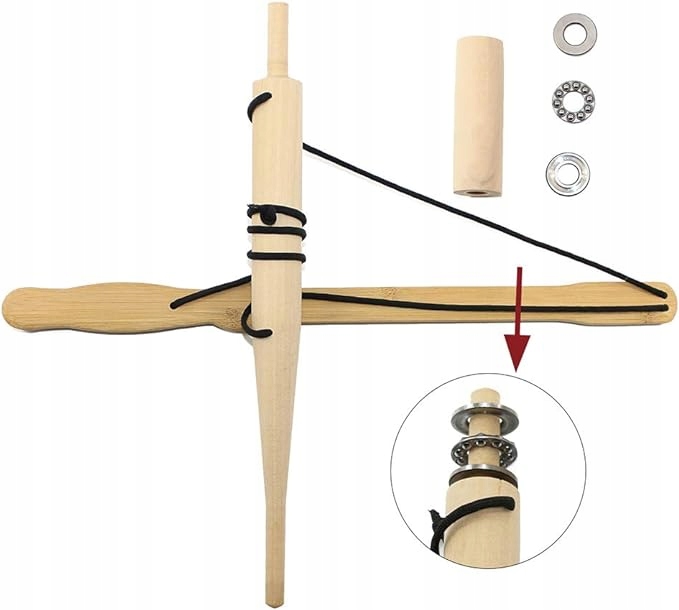 WIERTŁO ŁUKOWE OGIEŃ KRZESIWO ZAPAŁKI ROZPALANIE OGNIA SURVIVAL OGNISKO Model Wiertło łukowe
