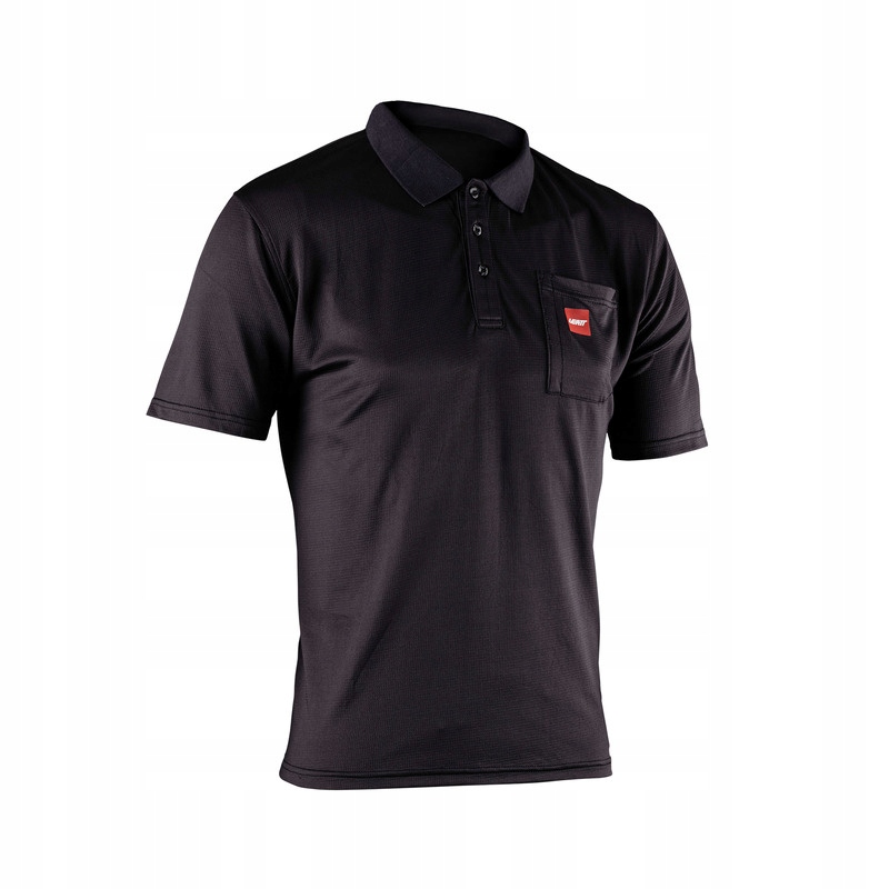 Tričko Leatt Polo Team Black M