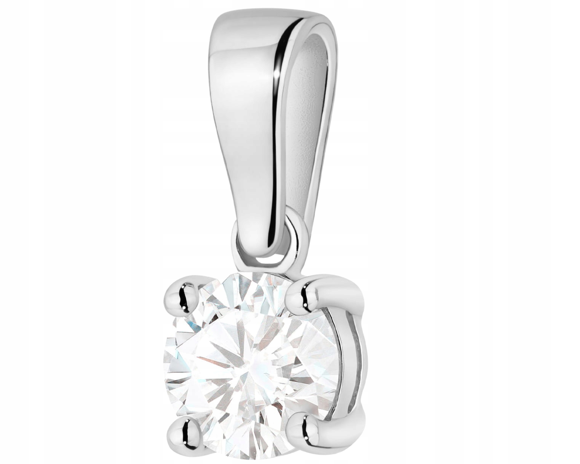 Přívěsek Z Bílého Zlata S Zlato Ryzost 585 14K Gravírování Dárek