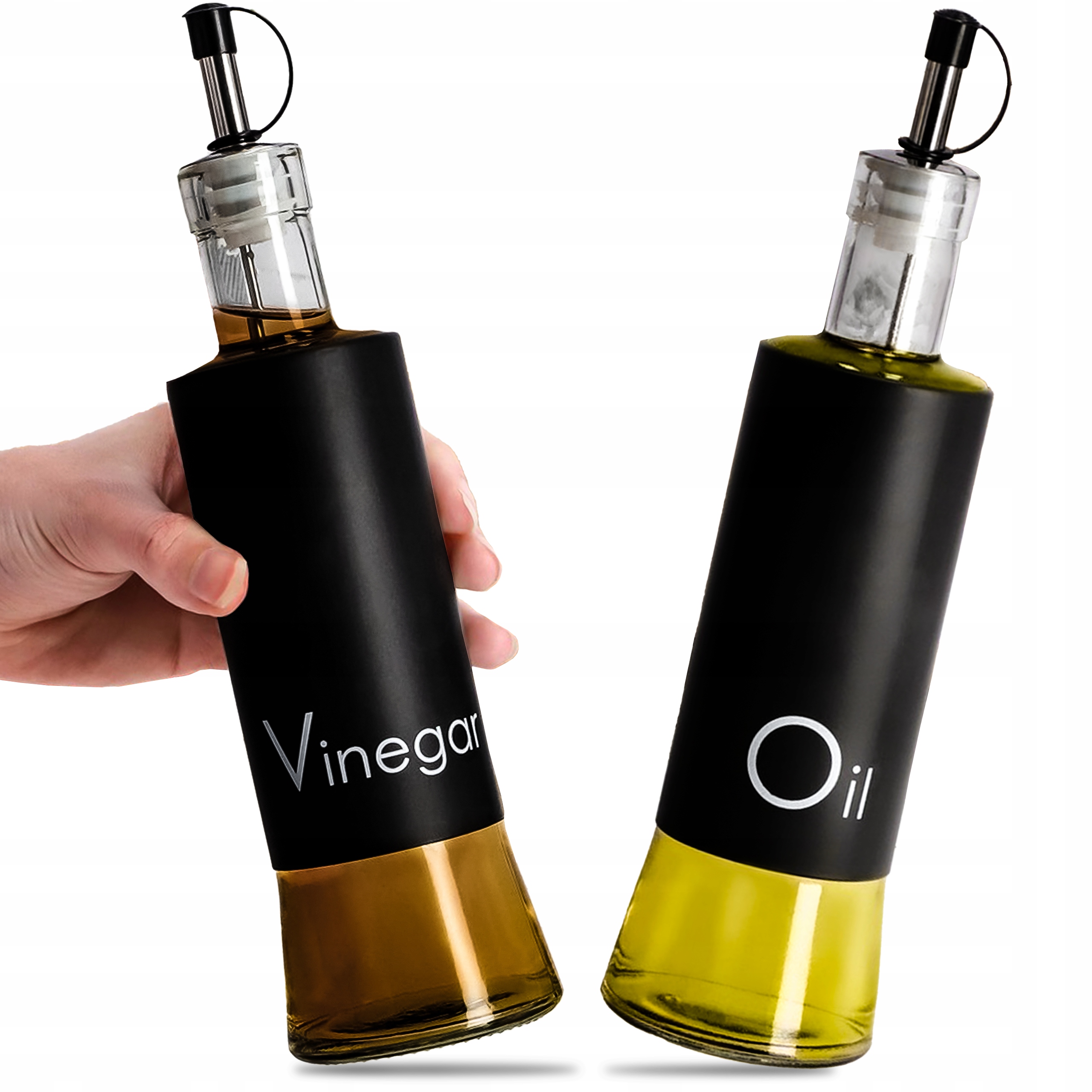 

Dozownik Oleju Octu Oliwy Butelka Szklana 2x 320ml