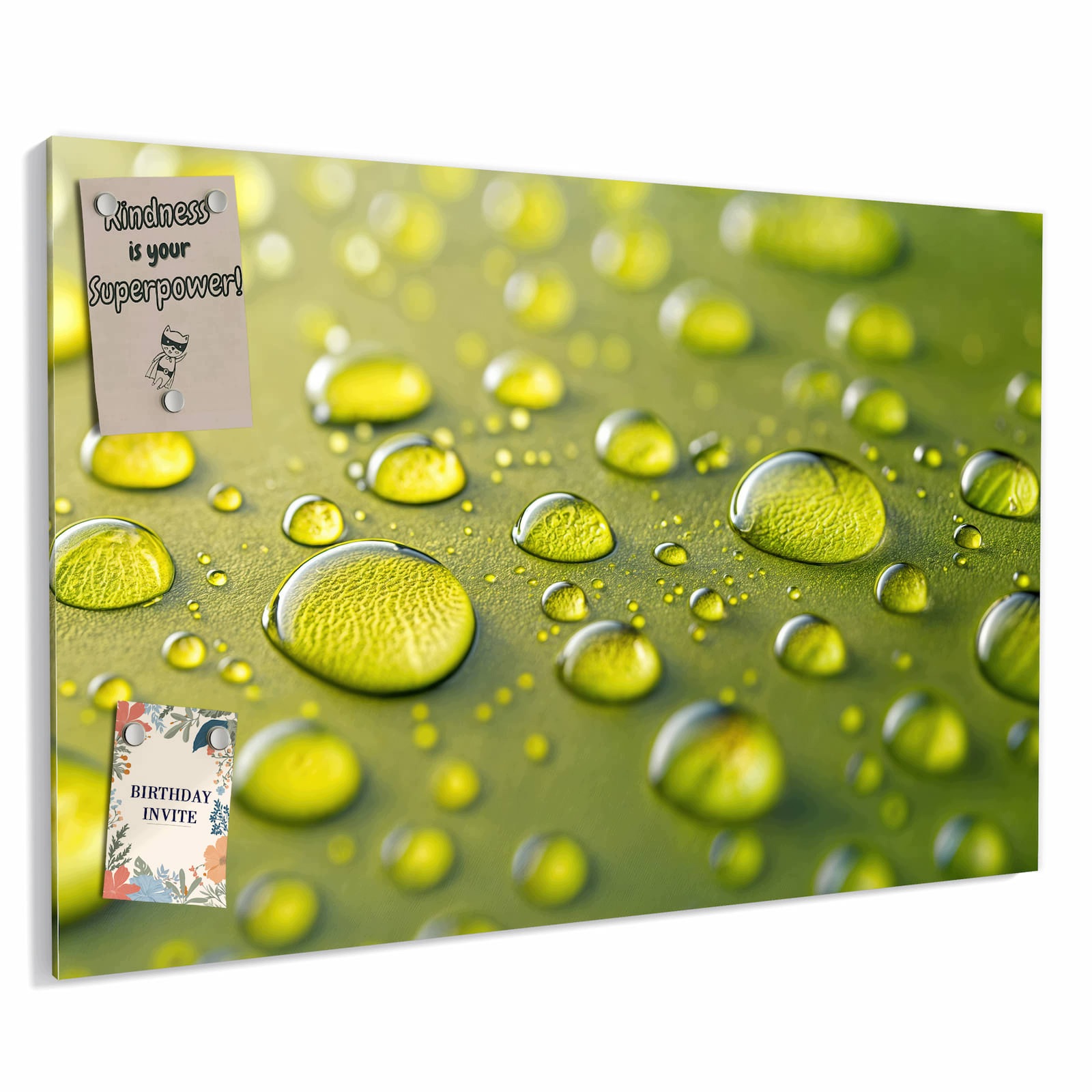 Magnetická tabule Kapky vody Blízký 60 × 40 cm