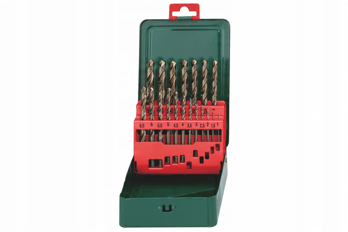 

Wierta do metalu kobaltowe Hss-co 19 szt Metabo