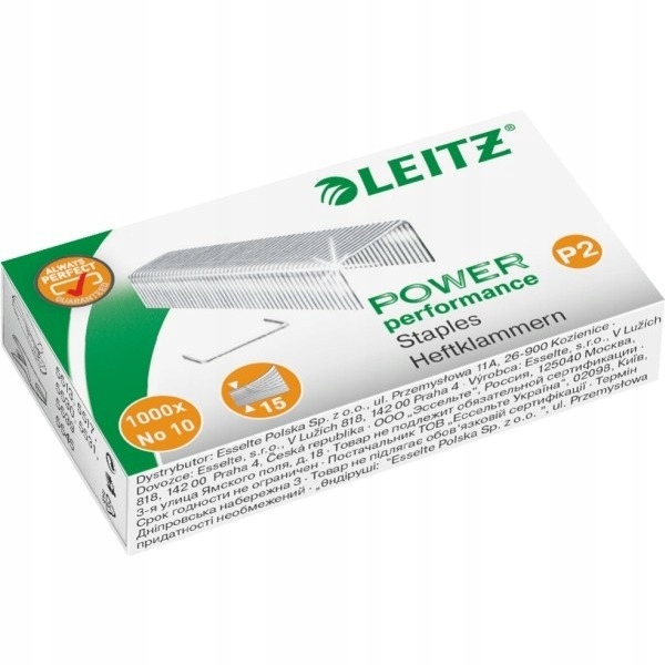 

Zszywki Leitz No 10, opk 1000 szt